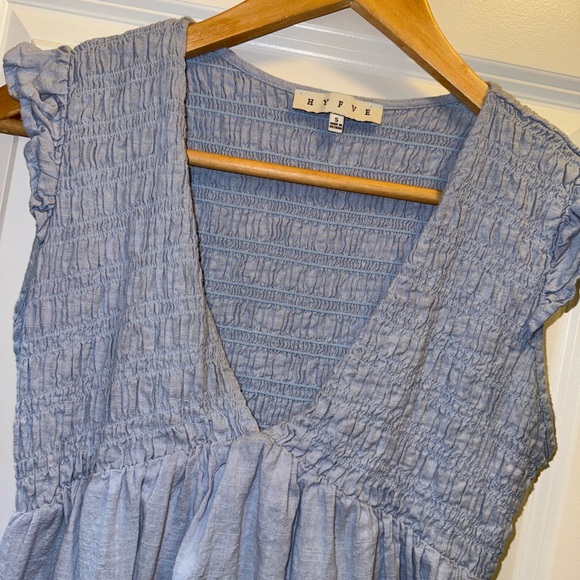 Smocked tiered dress from honey. Super cute casual and can be dressed up. - Picture 2 of 5